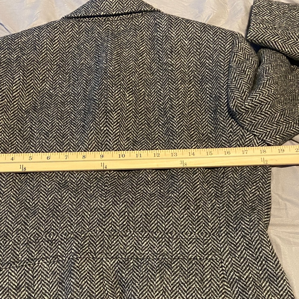 Ralph Lauren Black and White Herringbone Blazer - Picture 6 of 7